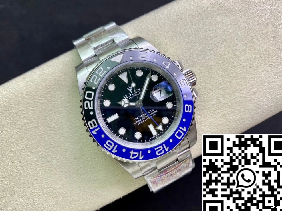 Black Clean Factory GMT Rolex Dial Master 116710BLNR-78200 II 0504
